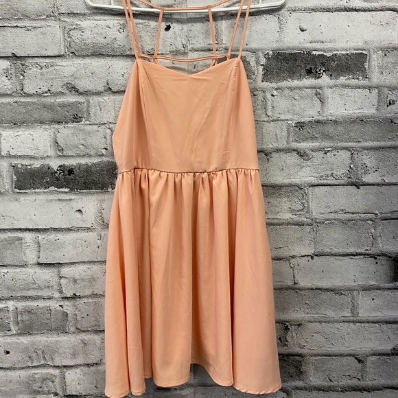 Peach Forever 21 Dress - Picture 1 of 3
